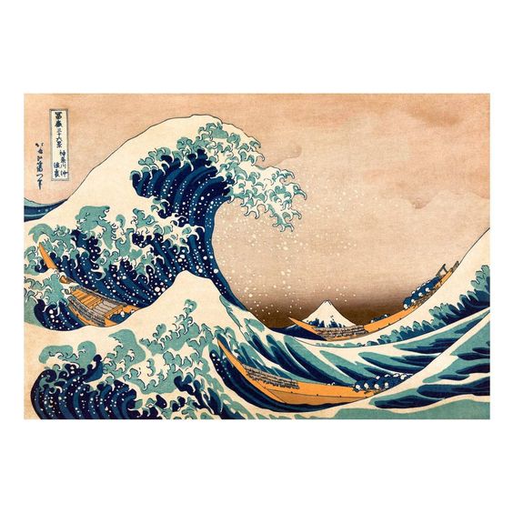 The Great Wave Off Kanagawa By Hokusai